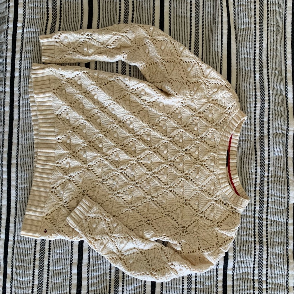 Tommy Hilfiger Cable Knit Sweater cream - Picture 12 of 13